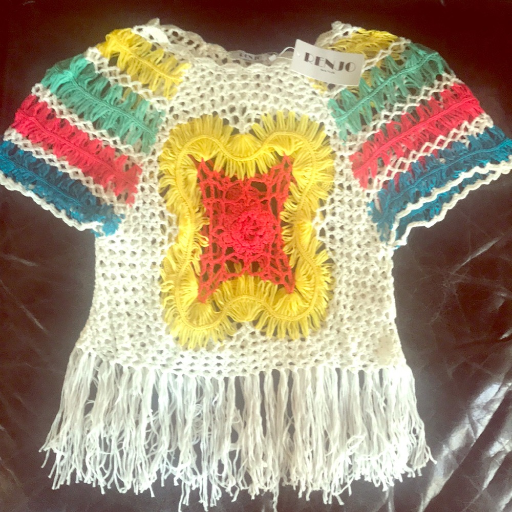 NWT crochet top